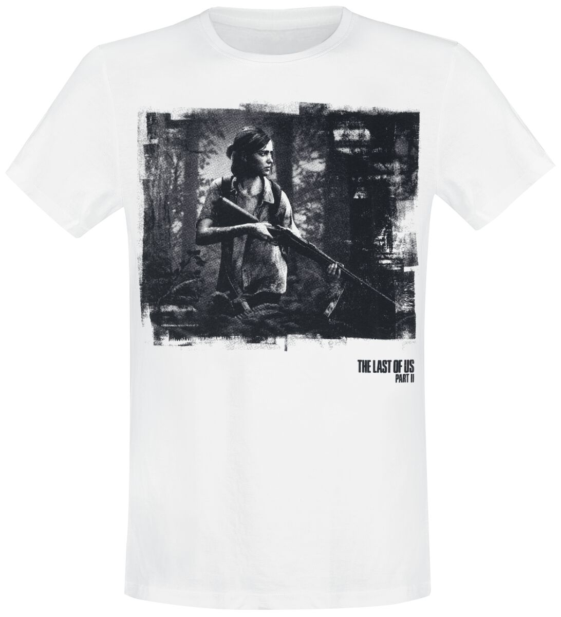 The Last Of Us 2 - Ellie T-Shirt weiß in S von The Last Of Us