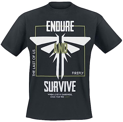 The Last Of Us Run Stalk Click Shamble Bloat Männer T-Shirt schwarz XXL von The Last of Us