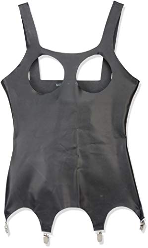 The Latex Collection Damen 29006531051 Strumpfhalter, Schwarz (Nero 001), No Aplica (Herstellergröße: X-Large) von Latex