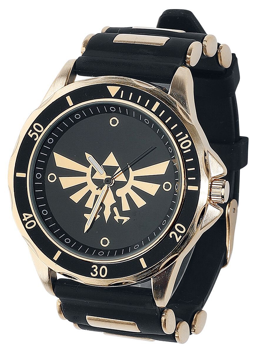 The Legend Of Zelda - Gaming Armbanduhren - Golden Triforce - schwarz/goldfarben von The Legend Of Zelda