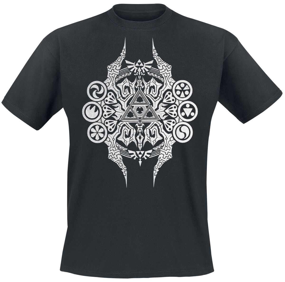 The Legend Of Zelda - Gaming T-Shirt - Emblem - S bis XXL - für Männer - Größe XL - schwarz von The Legend Of Zelda