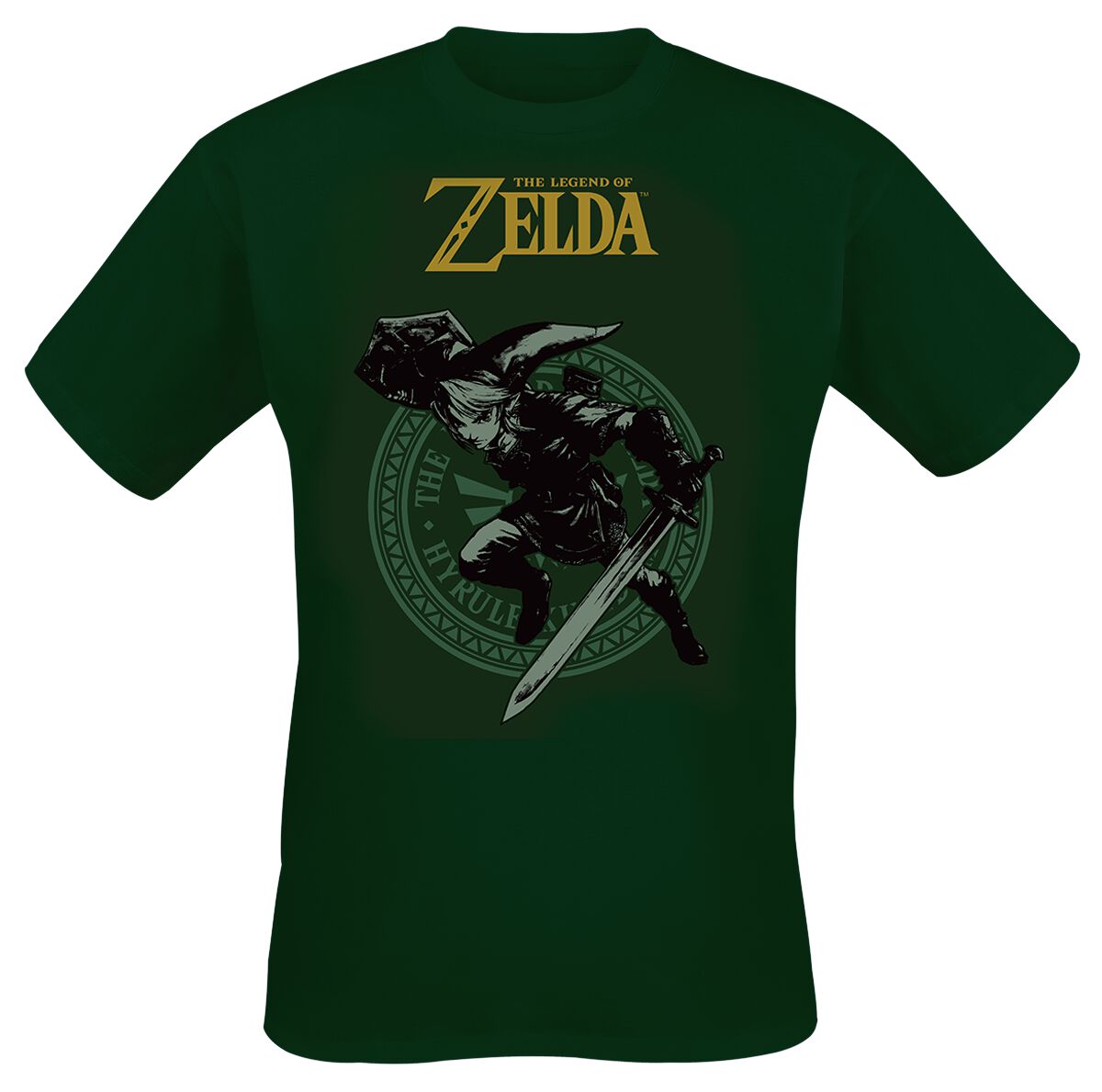 The Legend Of Zelda - Gaming T-Shirt - Link - M bis XXL - für Männer - Größe L - grün von The Legend Of Zelda