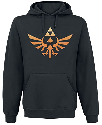 The Legend of Zelda Hyrule - Triforce Logo Männer Kapuzenpullover schwarz S von Nintendo