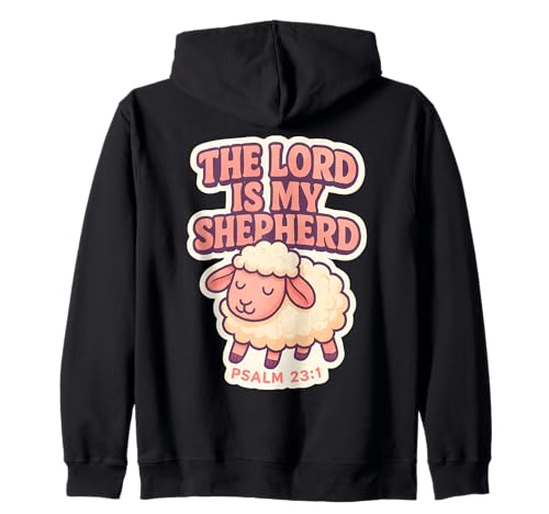 The Lord is My Shepherd Christlicher Bibelvers Mädchen Damen Kapuzenjacke The Lord is My Shepherd Christlicher Bibelvers Mädchen Damen Kapuzenjacke von The Lord Is My Shepherd Christian Womens Products