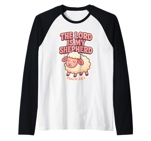 The Lord is My Shepherd Christlicher Bibelvers Mädchen Damen Raglan The Lord is My Shepherd Christlicher Bibelvers Mädchen Damen Raglan von The Lord Is My Shepherd Christian Womens Products