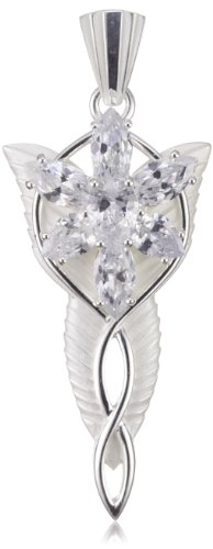 Herr der Ringe Schmuck by Schumann Design Arwens Abendstern gross 925 Sterling Silber 3100-001 von The Lord Of The Rings