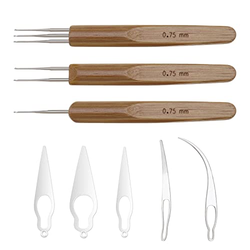 The Lord of the Tools Set von 8 Dreadlocks Werkzeug Interlocking Tool Dreadlocks Häkelnadel Sisterlocks Craft Dreadlocks Hair Extensions Locs Anziehzubehör Easyloc Hair Tool von The Lord of the Tools