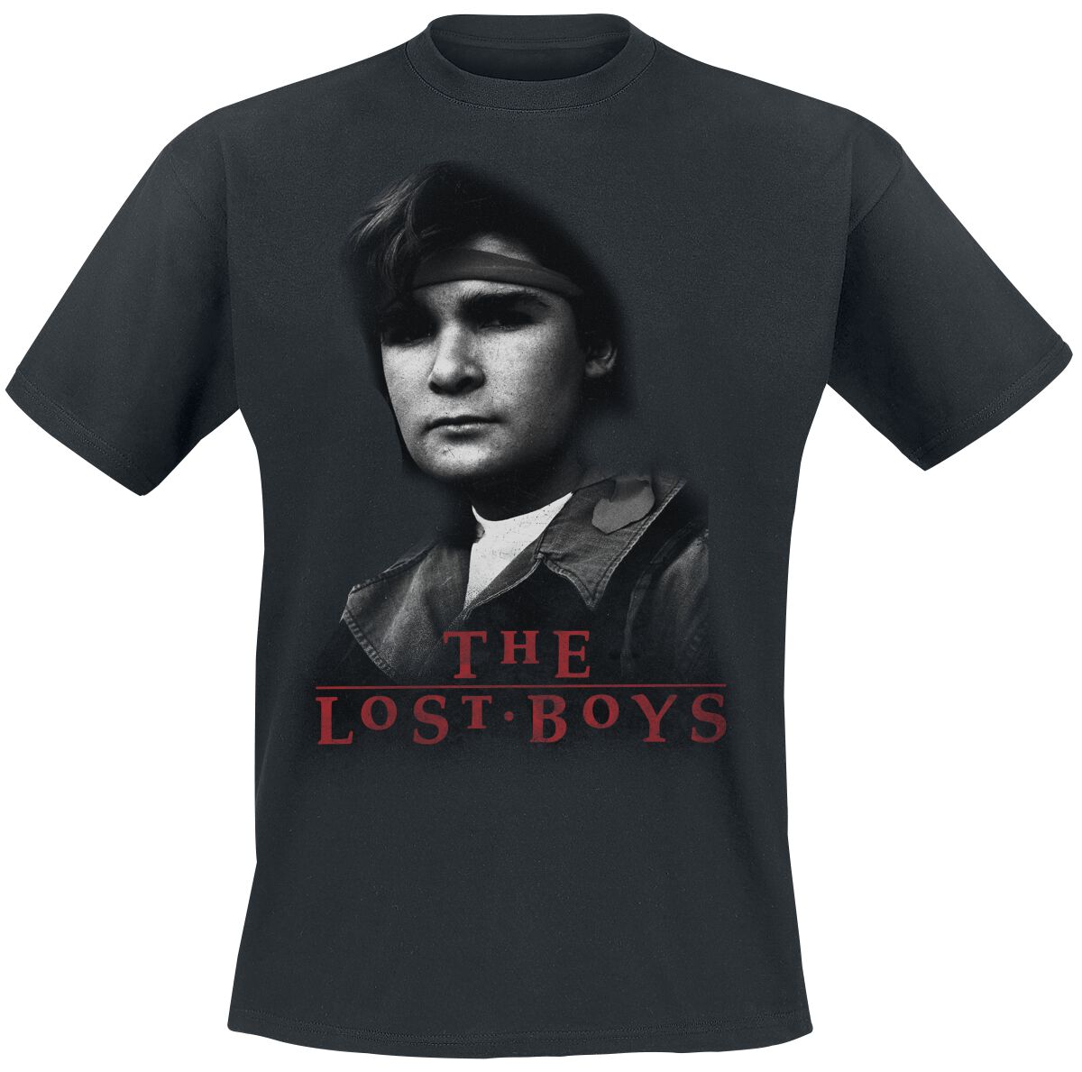 The Lost Boys T-Shirt - Edgar Frog - S bis L - für Männer - Größe M - schwarz  - Lizenzierter Fanartikel von The Lost Boys