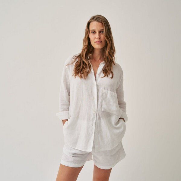 The Mama Set The Oversized Linen Shirt von The Mama Set