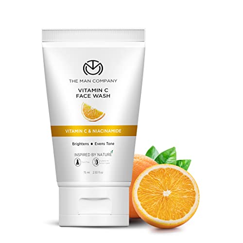 The Man Company Hautaufhellendes Vitamin-C-Gesichtswaschmittel mit Kurkuma& Niacinamid für saubere, strahlende& weiche Haut, ölfreies Aussehen, verstopfte Poren, sofortiger Glanz|Ohne Parabene–75 ml The Man Company Hautaufhellendes Vitamin-C-Gesichtswaschmittel mit Kurkuma& Niacinamid für saubere, strahlende& weiche Haut, ölfreies Aussehen, verstopfte Poren, sofortiger Glanz|Ohne Parabene–75 ml von The Man Company