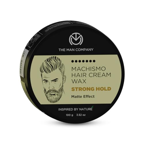 The Man Company Machismo Stronghold Haarwachs für Herren| Stilvolles mattes Finish mit Volumen | Nicht klebend – 100 g von The Man Company