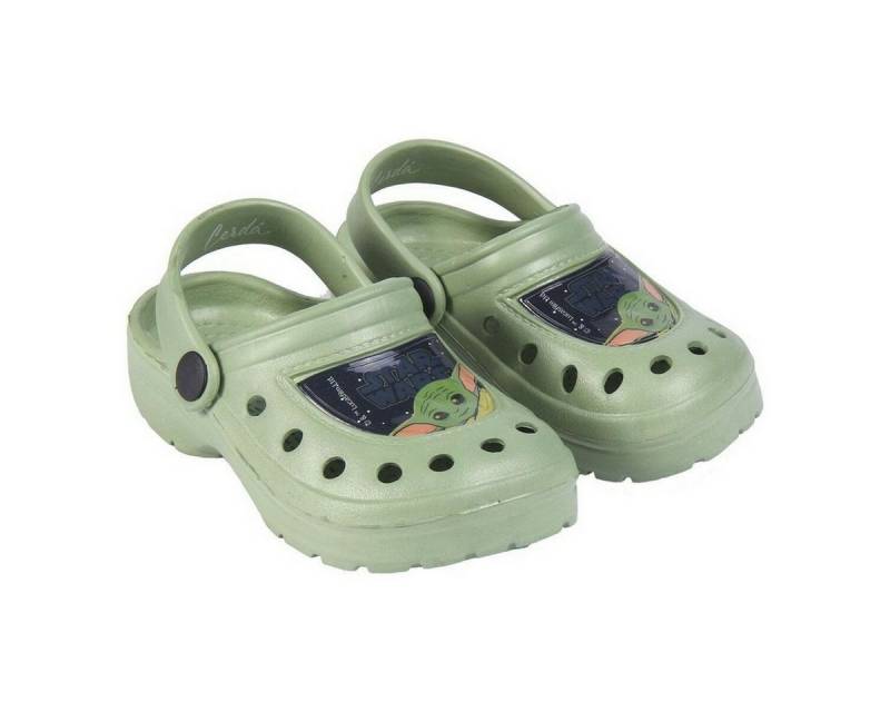 The Mandalorian Clog Strandclogs The Mandalorian Rot grün von The Mandalorian