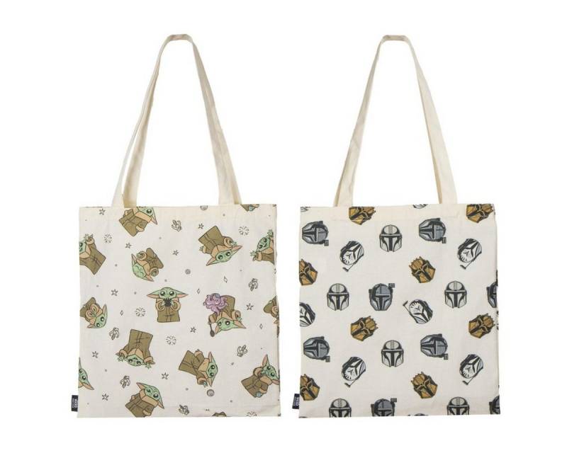 The Mandalorian Shopper 2'er Set Shopper Bag für Erwachsene mit leichtem Material von The Mandalorian