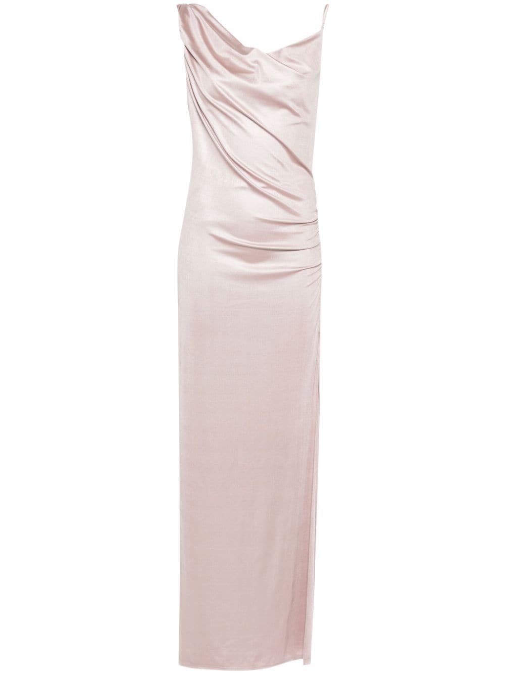 The Mannei Drapiertes Re24 Maxikleid - Nude von The Mannei