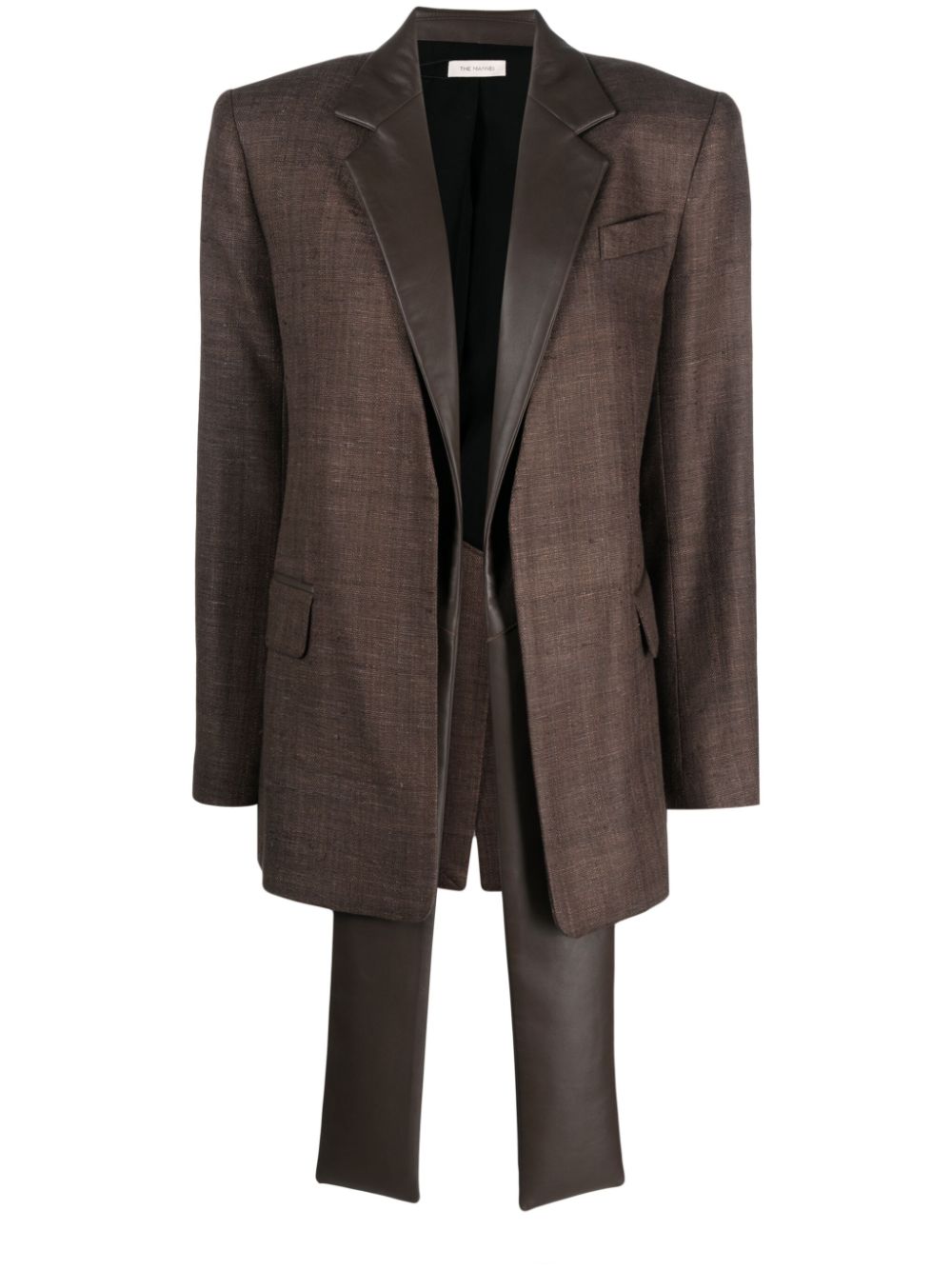 The Mannei Karierter Newport Blazer - Braun von The Mannei