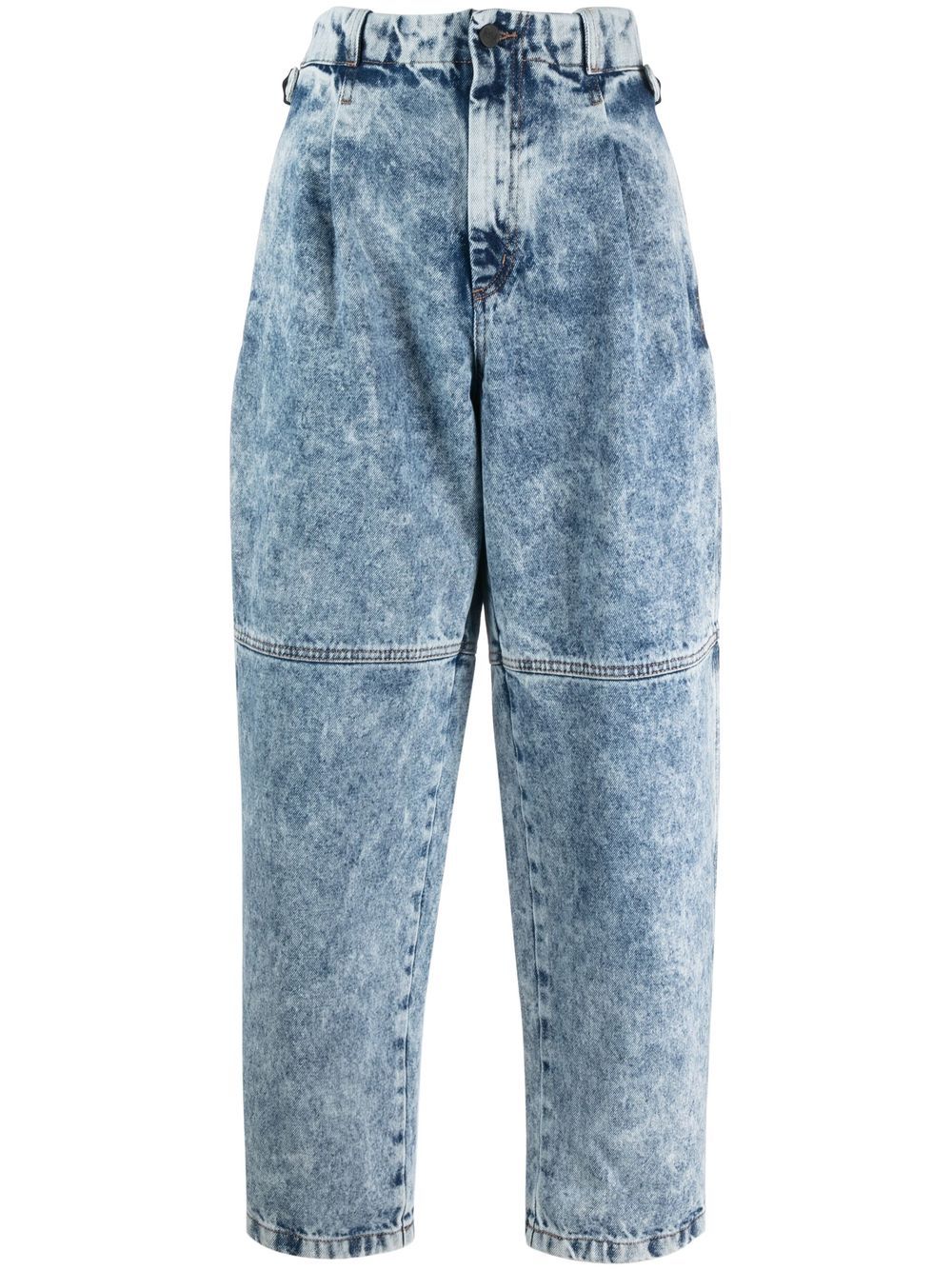 The Mannei Shobak Jeans mit hohem Bund - Blau von The Mannei