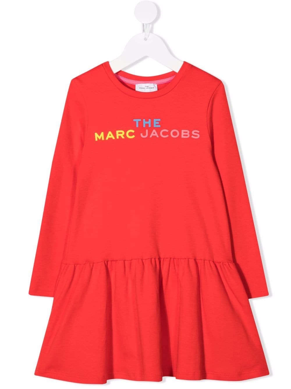 Marc Jacobs Kids Ausgestelltes Kleid mit Logo-Print - Rot von Marc Jacobs Kids