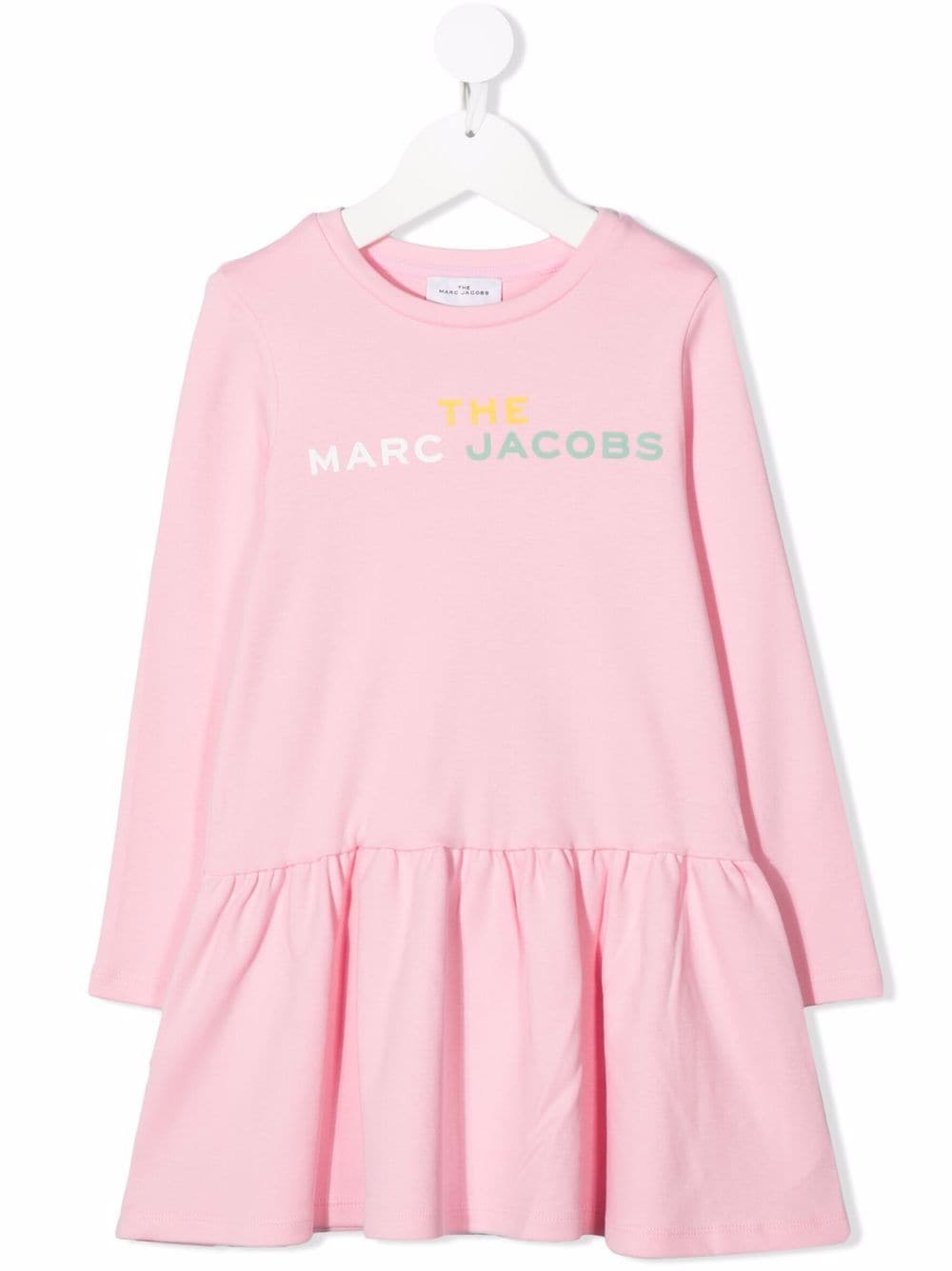 Marc Jacobs Kids Langärmeliges Kleid mit Logo-Print - Rosa von Marc Jacobs Kids