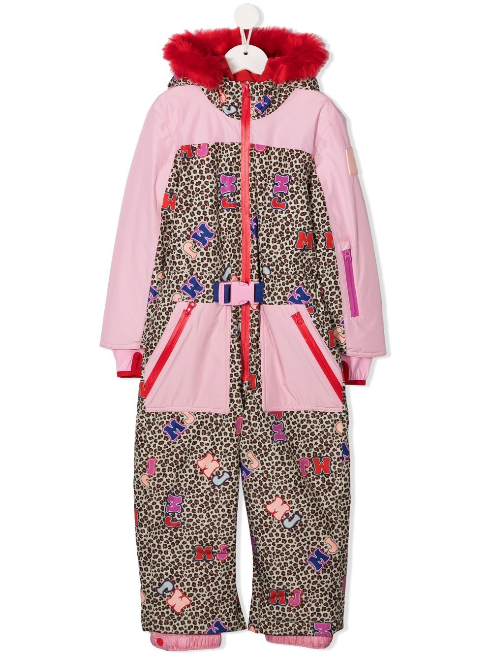 Marc Jacobs Kids Schneeanzug mit Animal-Print - Nude von Marc Jacobs Kids