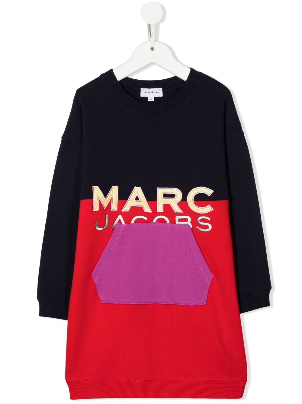 Marc Jacobs Kids Sweatshirtkleid mit Logo-Stickerei - Rot von Marc Jacobs Kids