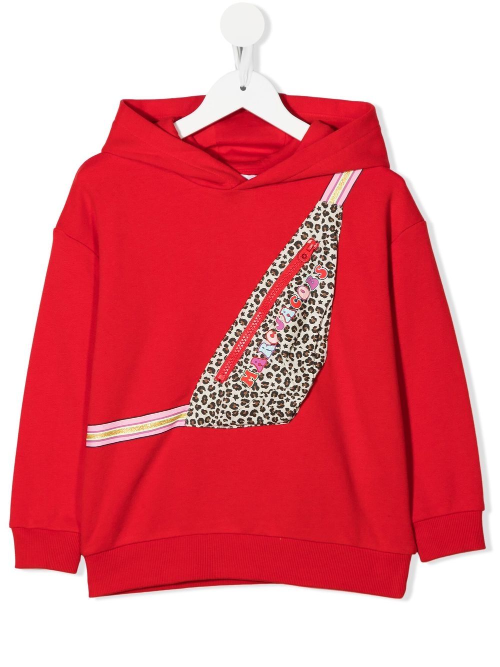 Marc Jacobs Kids Hoodie mit Logo-Stickerei - Rot von Marc Jacobs Kids