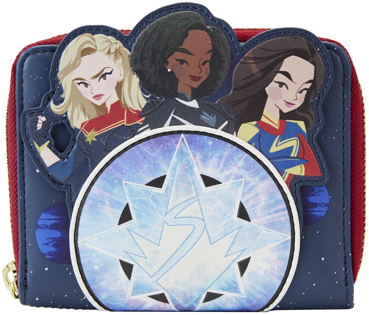 The Marvels - Marvel Geldbörse - Loungefly - The Marvels Group - für Damen - multicolor  - Lizenzierter Fanartikel von The Marvels