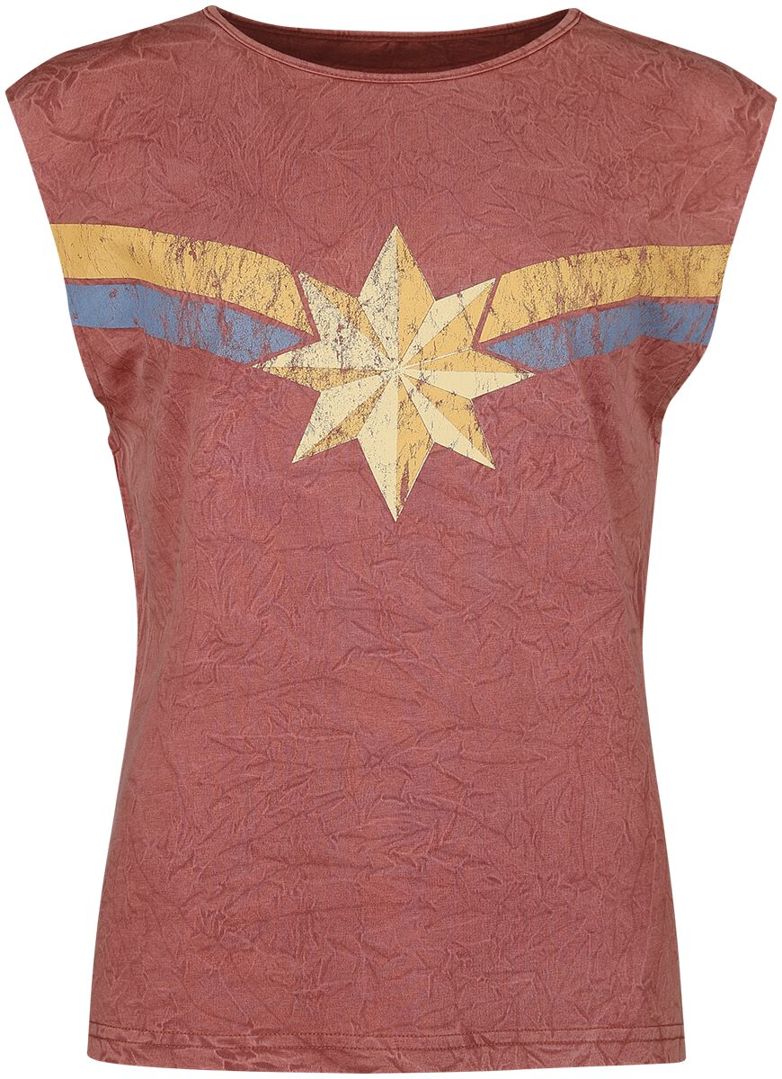 The Marvels - Marvel Top - Stars - S bis XXL - für Damen - Größe L - rot  - EMP exklusives Merchandise! von The Marvels