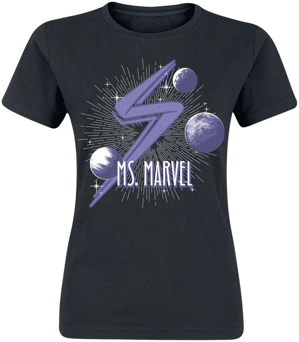 The Marvels Ms. Marvel T-Shirt schwarz in XXL von The Marvels