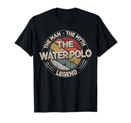 The Water Polo Legend Retro-Schwimm-Wasserball für Herren T-Shirt The Water Polo Legend Retro-Schwimm-Wasserball für Herren T-Shirt von The Men The Myth The Legend All Hobbies