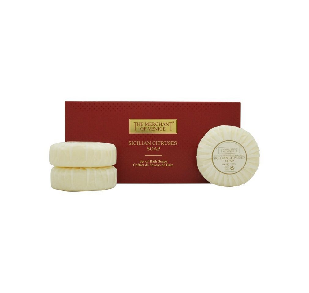 The Merchant Of Venice Feste Duschseife Sicilian Citruses Seife 3 x 100 g von The Merchant Of Venice