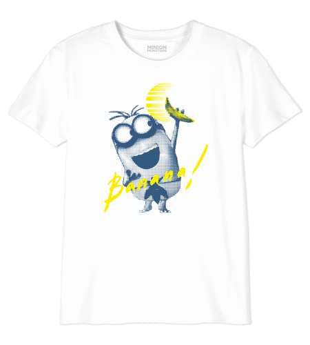 The Minion Monsters Jungen Boutmints025 T-Shirt, weiß, 10 Jahre von The Minion Monsters