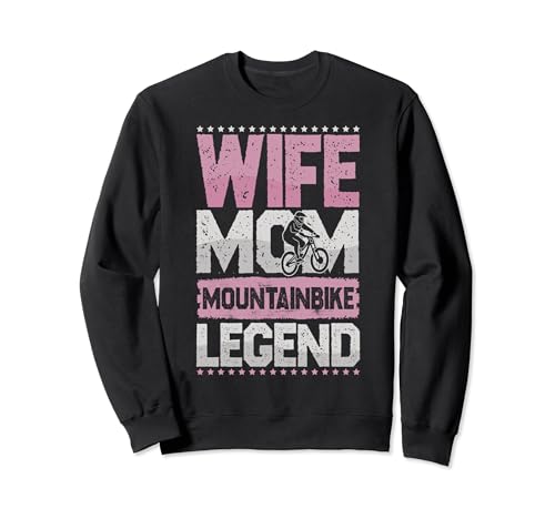 The Mountain Biking Legend Retro Bike Damen MTB Sweatshirt The Mountain Biking Legend Retro Bike Damen MTB Sweatshirt von The Mom The Legend Mother's Day Hobbies Women