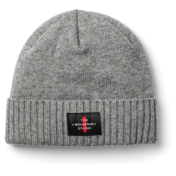 The Mountain Studio - Cashmere Mix Cross Logo Beanie - Mütze Gr One Size grau The Mountain Studio - Cashmere Mix Cross Logo Beanie - Mütze Gr One Size grau von The Mountain Studio