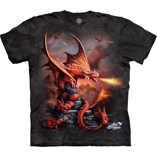 The Mountain Herren Fire Dragon T-Shirt, grau, 3X-Groß The Mountain Herren Fire Dragon T-Shirt, grau, 3X-Groß von The Mountain