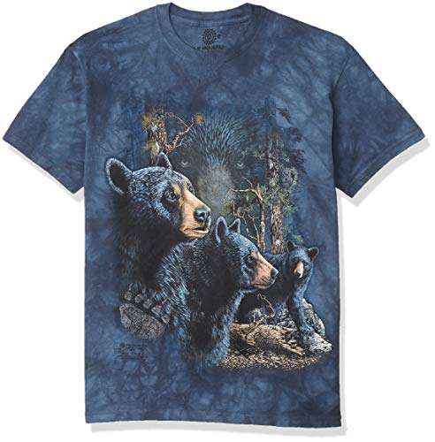 The Mountain Herren Men's Find 13 Black Bears T-Shirt Hemd, blau, Mittel The Mountain Herren Men's Find 13 Black Bears T-Shirt Hemd, blau, Mittel von The Mountain