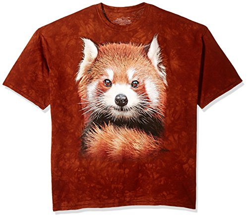The Mountain Herren Roter Panda Porträt T-Shirt, braun, Mittel von The Mountain