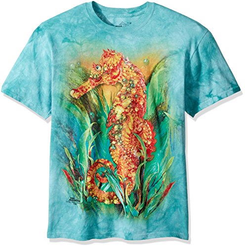 The Mountain Herren Seepferdchen T-Shirt, blaugrün, 3X-Groß The Mountain Herren Seepferdchen T-Shirt, blaugrün, 3X-Groß von The Mountain