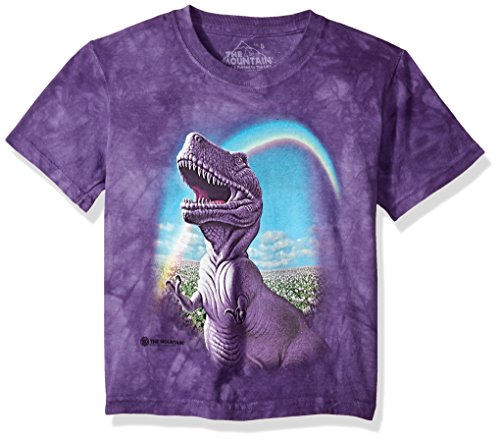 The Mountain Jungen Happiest Trex T-Shirt, violett, Mittel von The Mountain