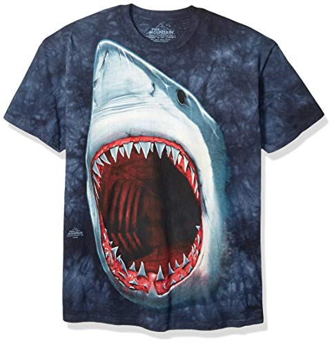 The Mountain Shark Bite Herren-T-Shirt, kurzärmelig - Schwarz - XX-Large von The Mountain