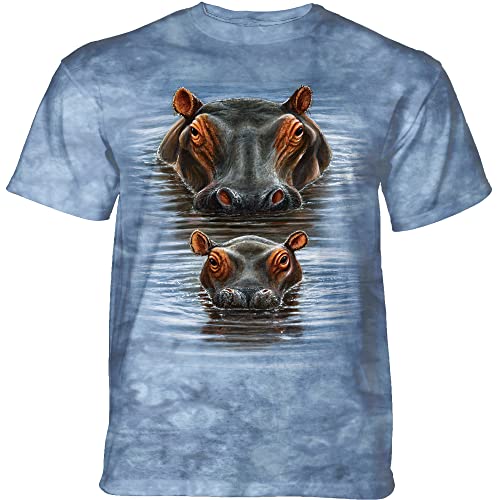 The Mountain T-Shirt 2 Hippos XX-Large von The Mountain