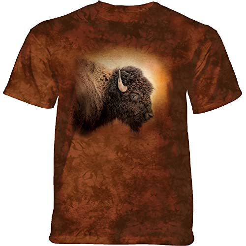 The Mountain T-Shirt Bison Sunset XX-Large von The Mountain