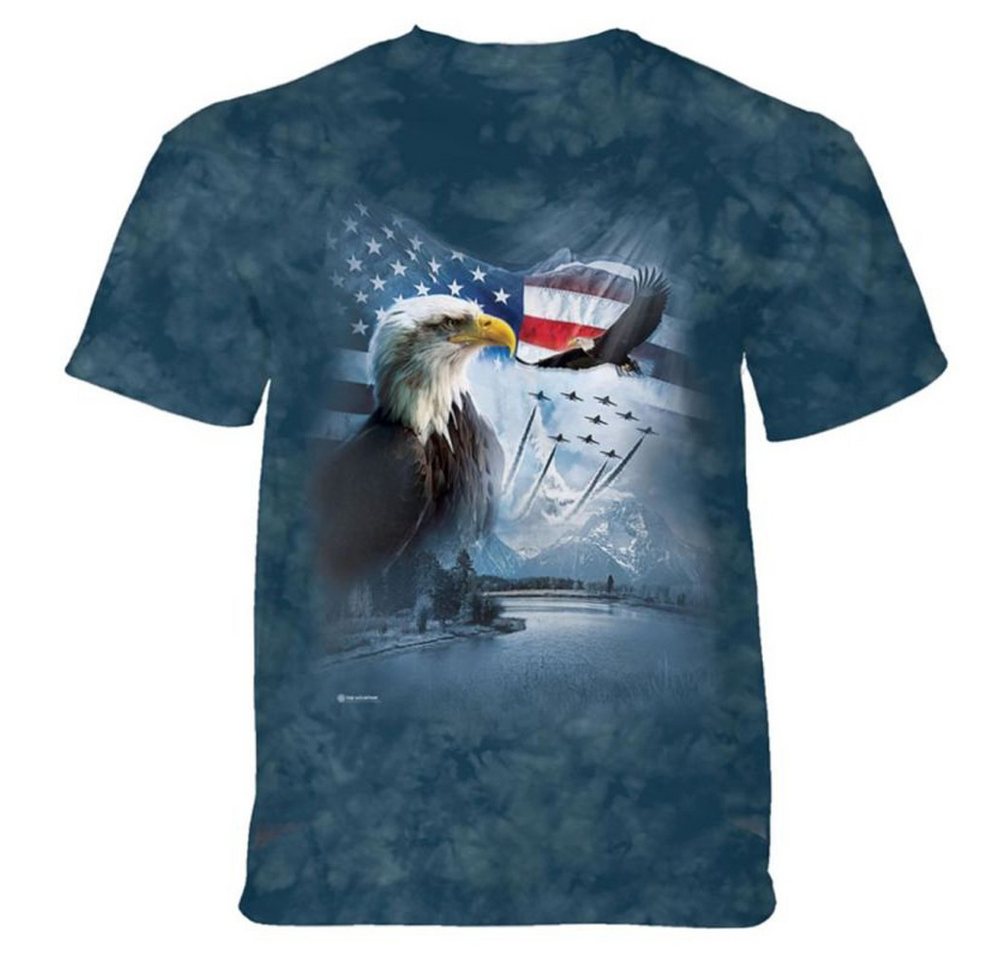 The Mountain T-Shirt Born To Fly Eagle Adler USA von The Mountain