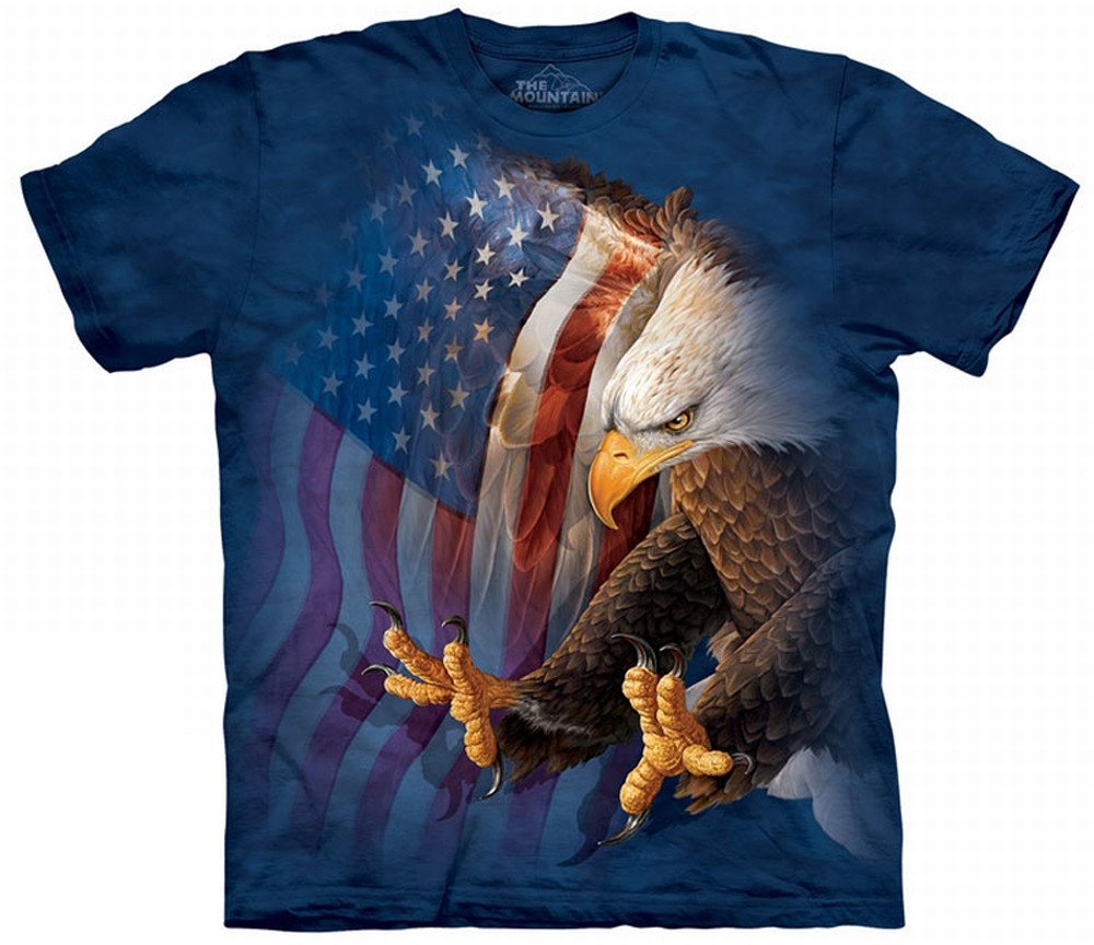 The Mountain T-Shirt Eagle Freedom Adler von The Mountain