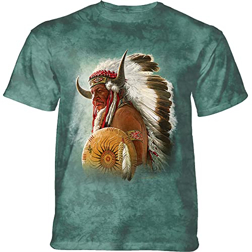 The Mountain T-Shirt Native American Portrait XXX-Large von The Mountain