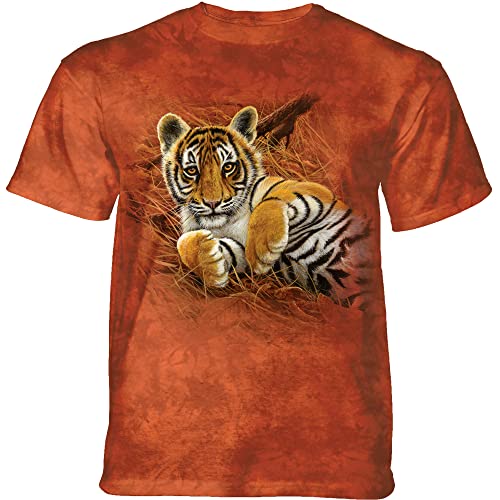 The Mountain T-Shirt Playful Tiger Cub Small von The Mountain
