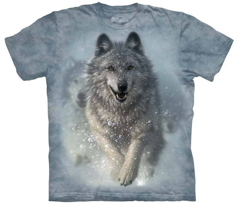 The Mountain T-Shirt Snow Plow Wolf von The Mountain
