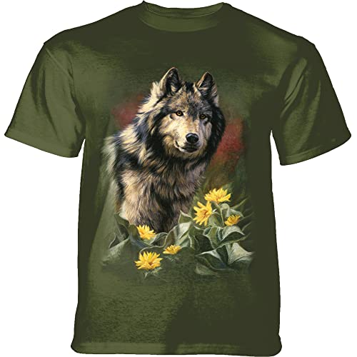 The Mountain T-Shirt Wild Spirit Wolf XXX-Large von The Mountain