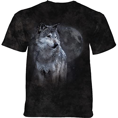 The Mountain T-Shirt Winter's Eve Wolf Small von The Mountain