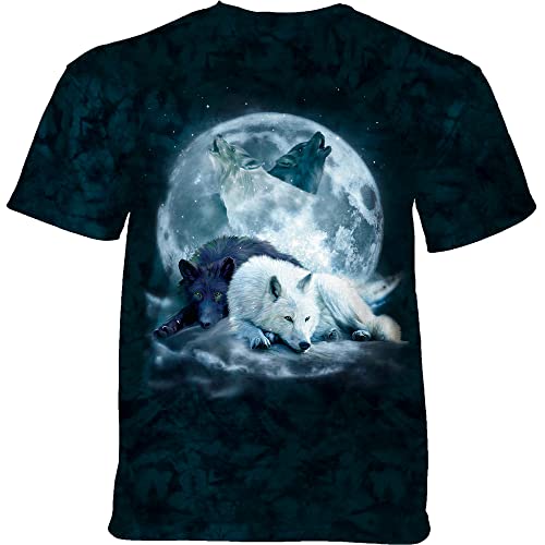 The Mountain T-Shirt Yin Yang Wolf Mates XXX-Large von The Mountain