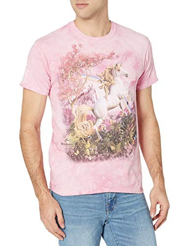 The Mountain Mädchen Herren T-Shirt Awesome Unicorn, Rose, Groß von The Mountain